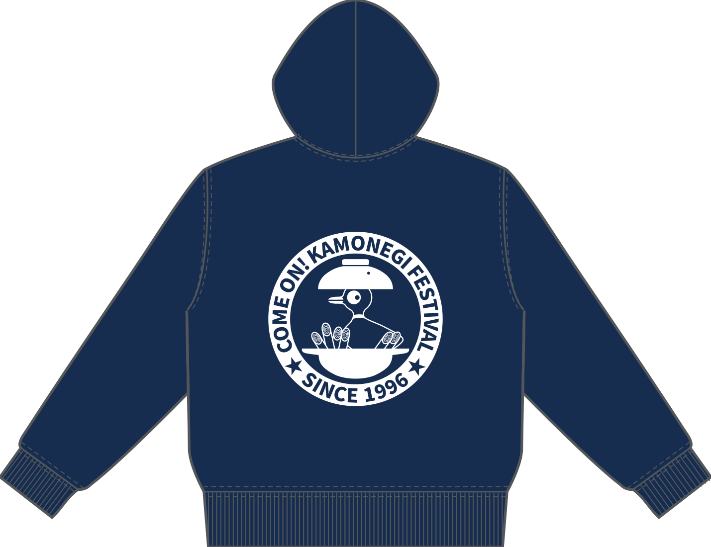 カモねぎくん バックプリントイメージ 1