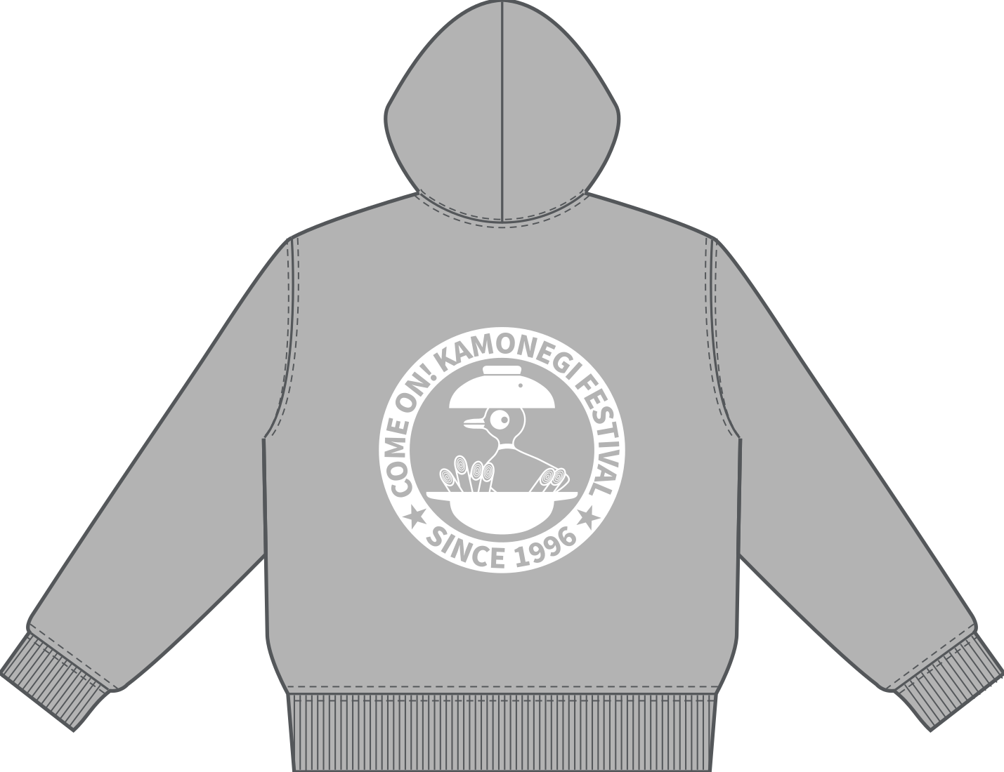 カモねぎくん バックプリントイメージ 2