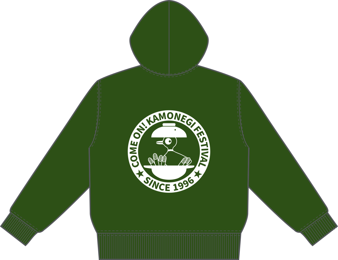 カモねぎくん バックプリントイメージ 3