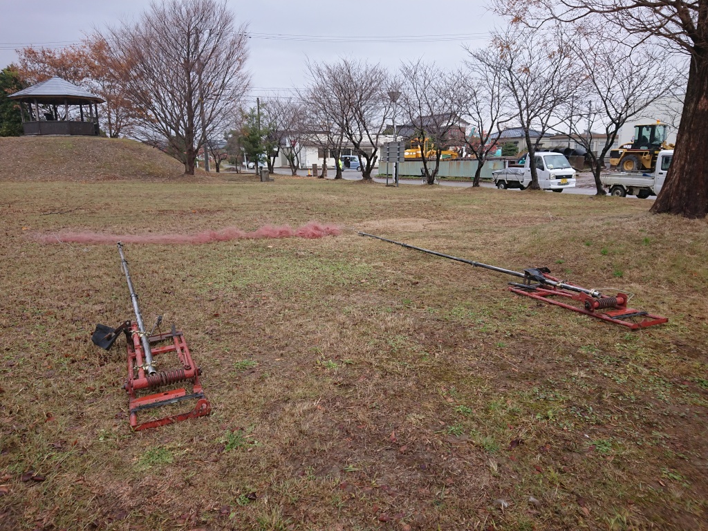 展示されている無双網