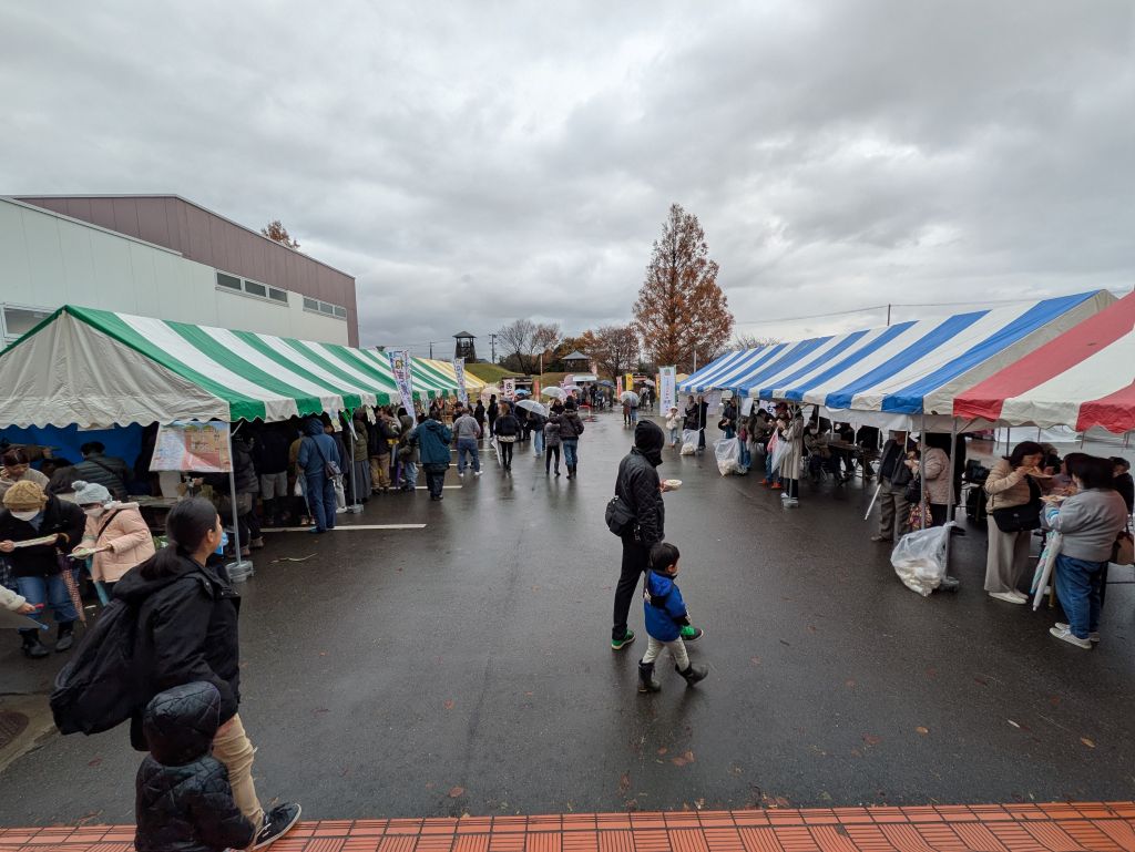 カモねぎまつり会場の様子